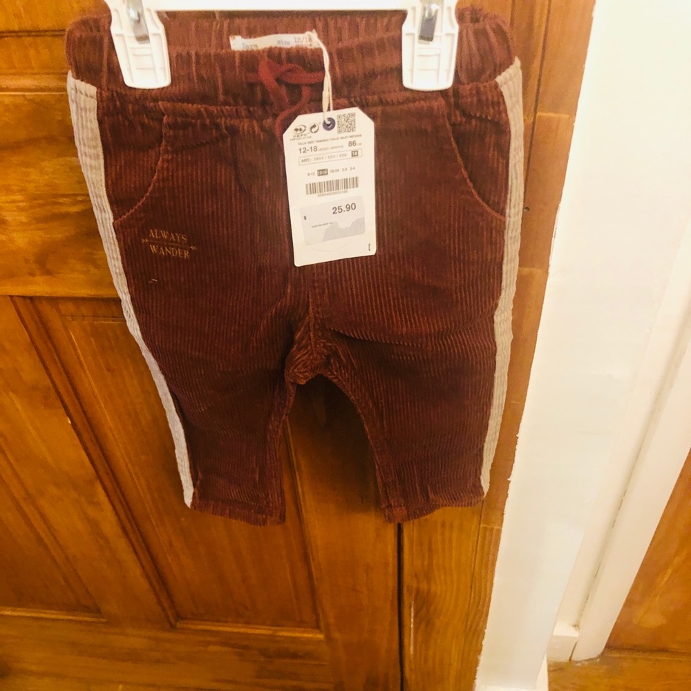 Baby boys Zara pants 12-18m